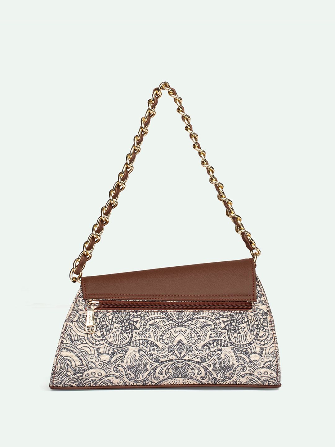 ZOUK Floral Printed Structured Sling Bag