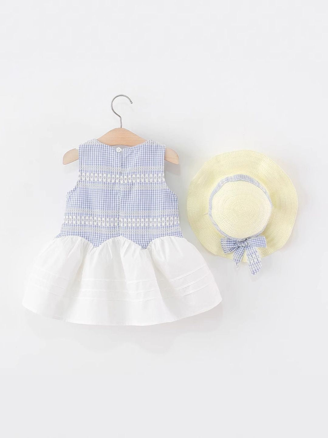 YK Checked Sheath Dress