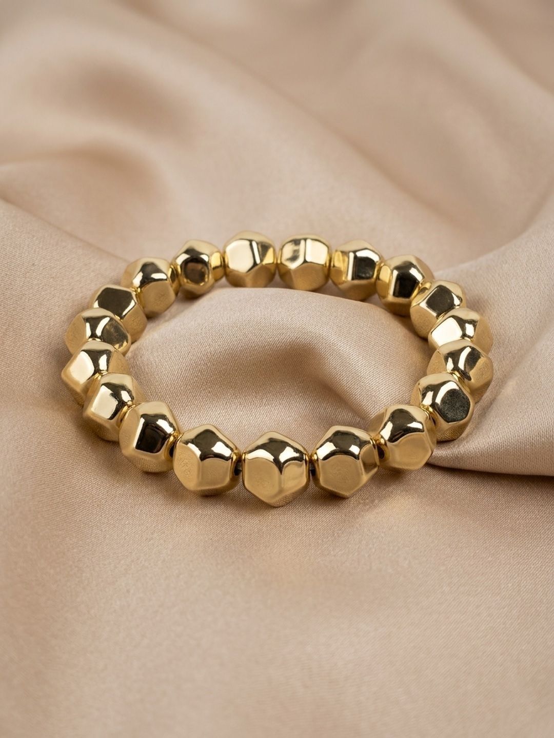 PANASH Gold-Plated Elasticated Bracelet