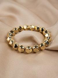 PANASH Gold-Plated Elasticated Bracelet