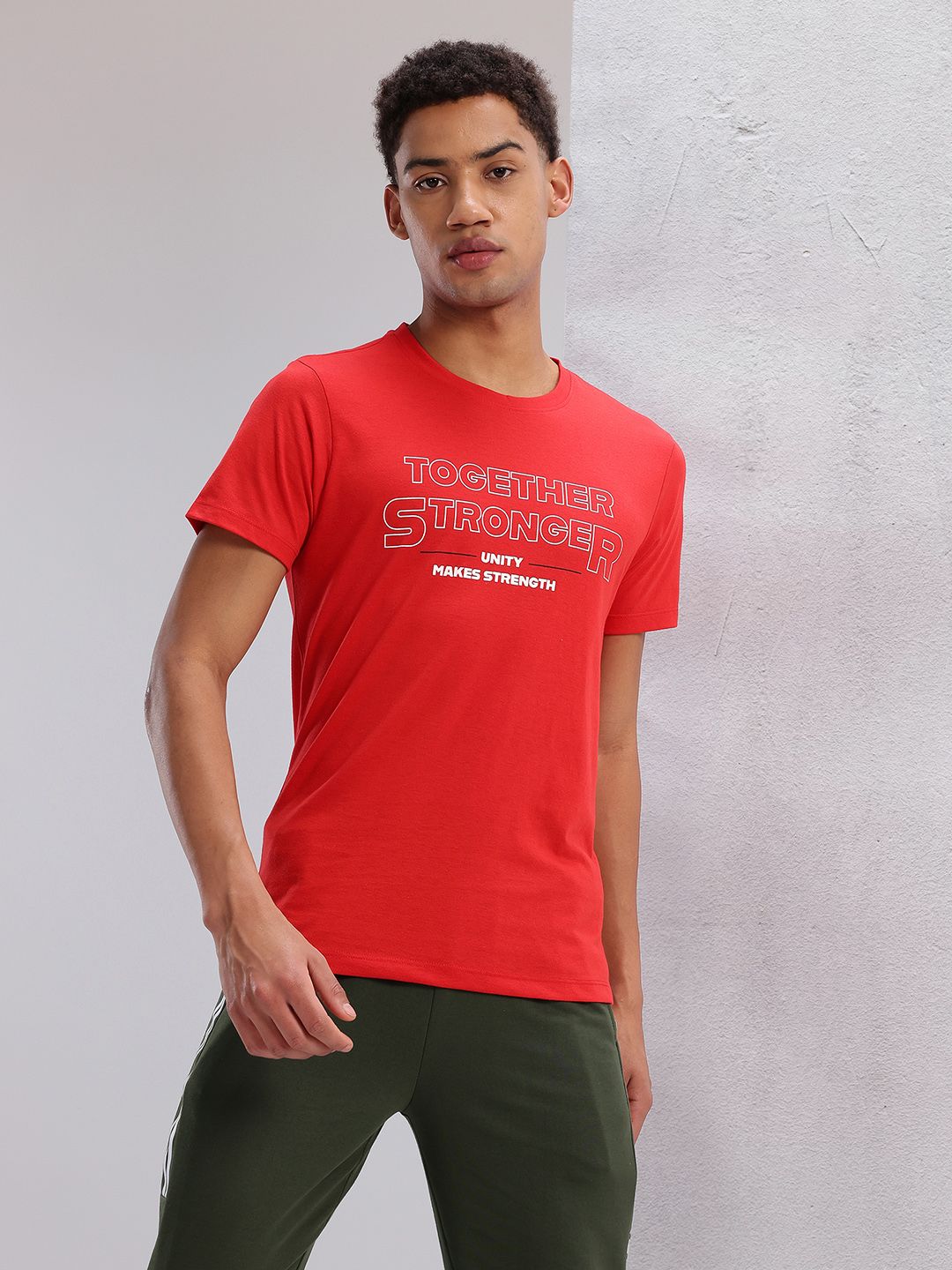 HRX by Hrithik Roshan Typography Print Regular Fit T-shirt