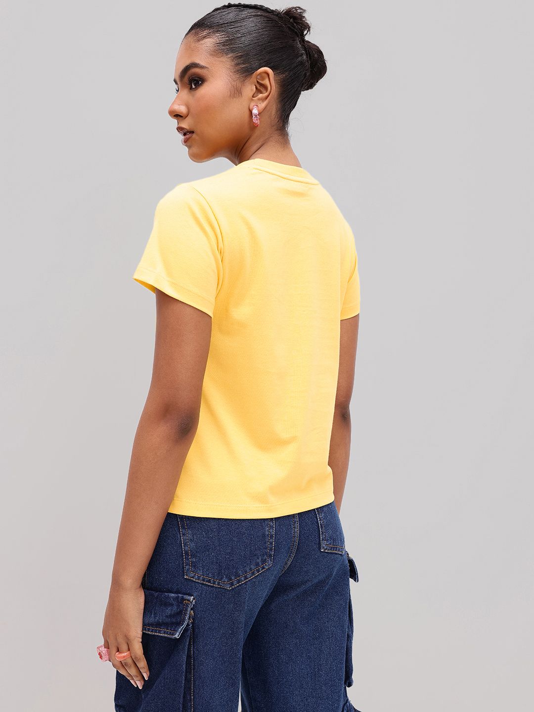 DressBerry Dare To Dream Printed Round Neck T-shirt