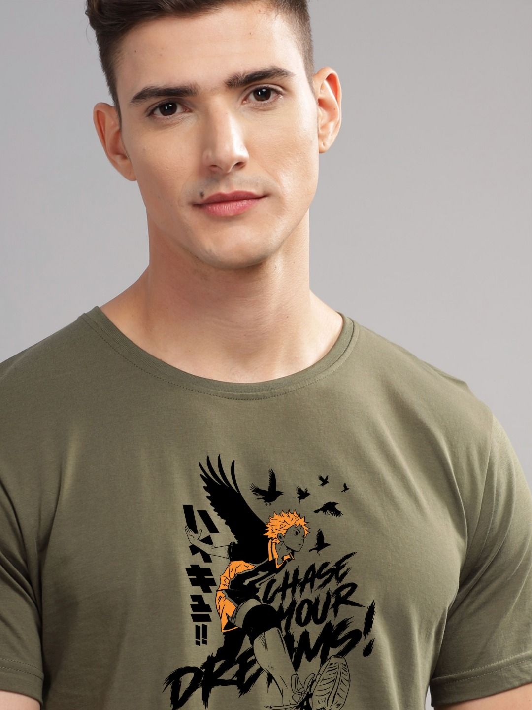 ADRO Men Typography Printed T-shirt