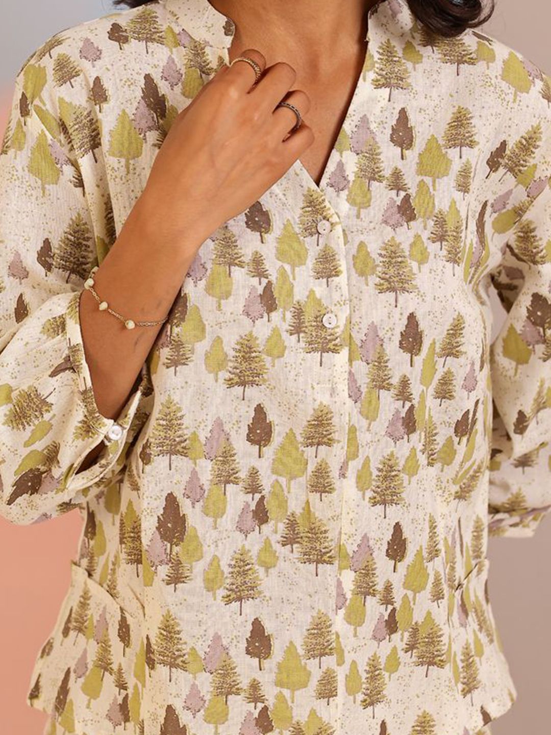SANSKRUTIHOMES Women Printed Night suit