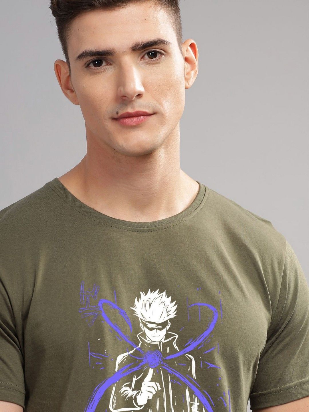 ADRO Men Graphic Printed Graphic Print Others Round Neck Cotton Tshirt