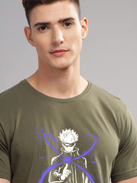 ADRO Men Graphic Printed Graphic Print Others Round Neck Cotton Tshirt