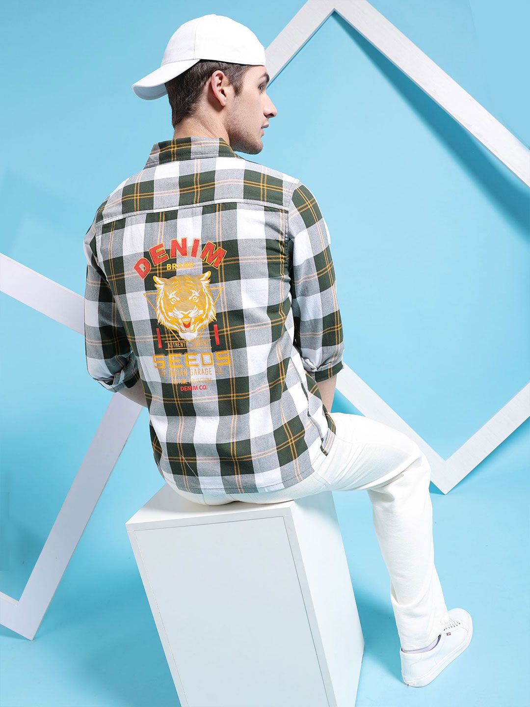 The Indian Garage Co Checked Casual Shirt