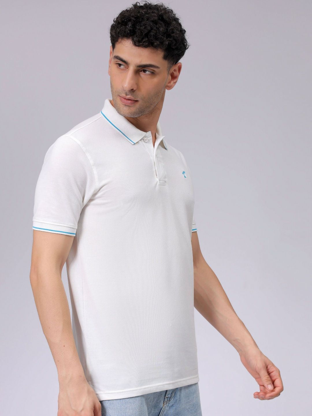 The Indian Garage Co Men Polo Collar Pockets T-shirt
