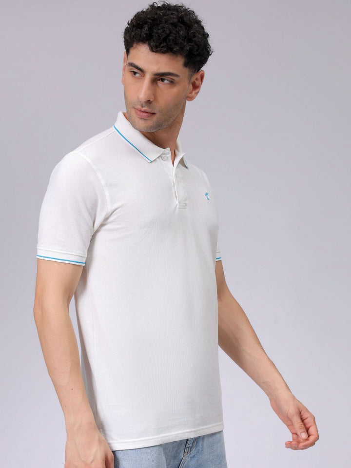The Indian Garage Co Men Polo Collar Pockets T-shirt