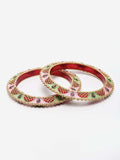 Anouk Set Of 2 Gold-Plated Artificial Stones Studded Bangles
