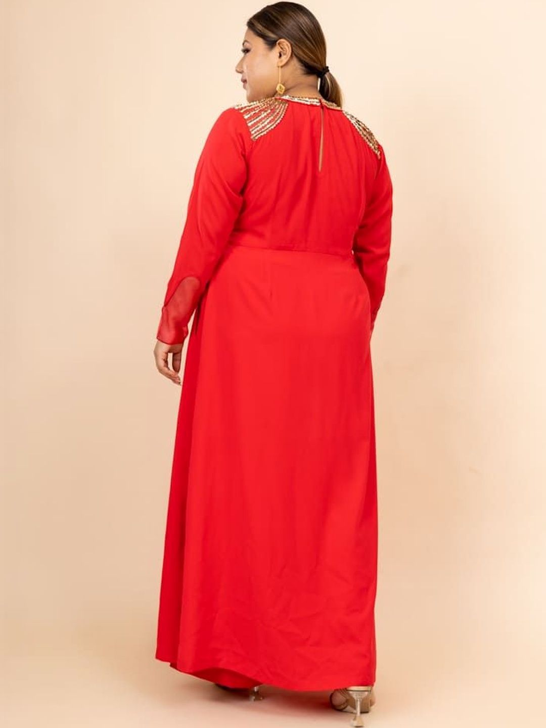 Mamicha Embellished Round Neck Tunic & Palazzos Co-Ords