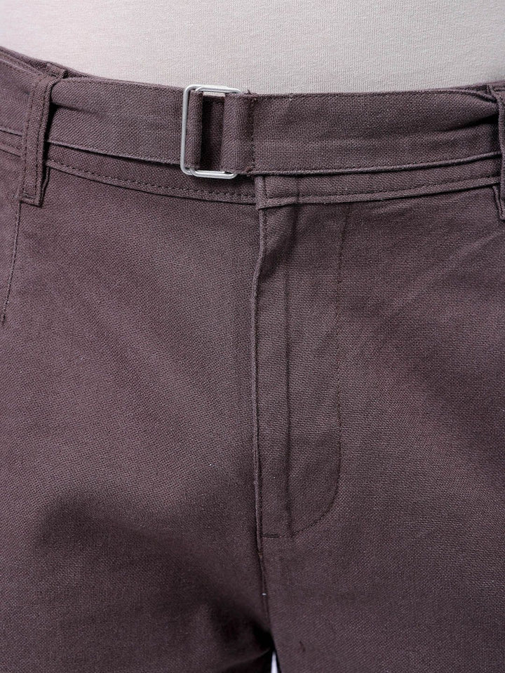 The Indian Garage Co Men Relaxed Fit Mid-Rise Pure Cotton Chinos Trouser