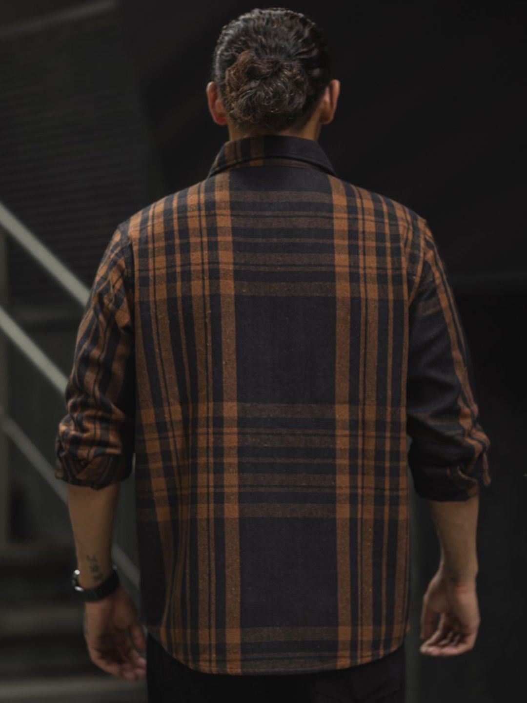 Powerlook Men Tartan Checks Opaque Checked Casual Shirt