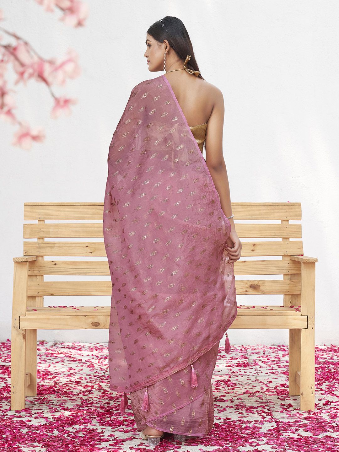 Tikhi Imli Woven Design Saree