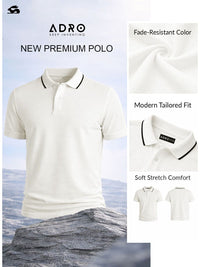 ADRO Men Polo Collar T-shirt