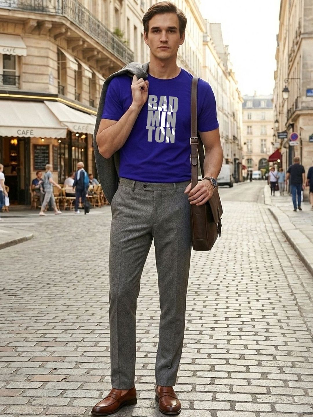 ADRO Men Sports Printed T-shirt