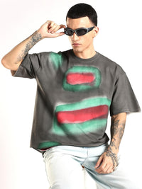 ADRO Men Grey Tshirts