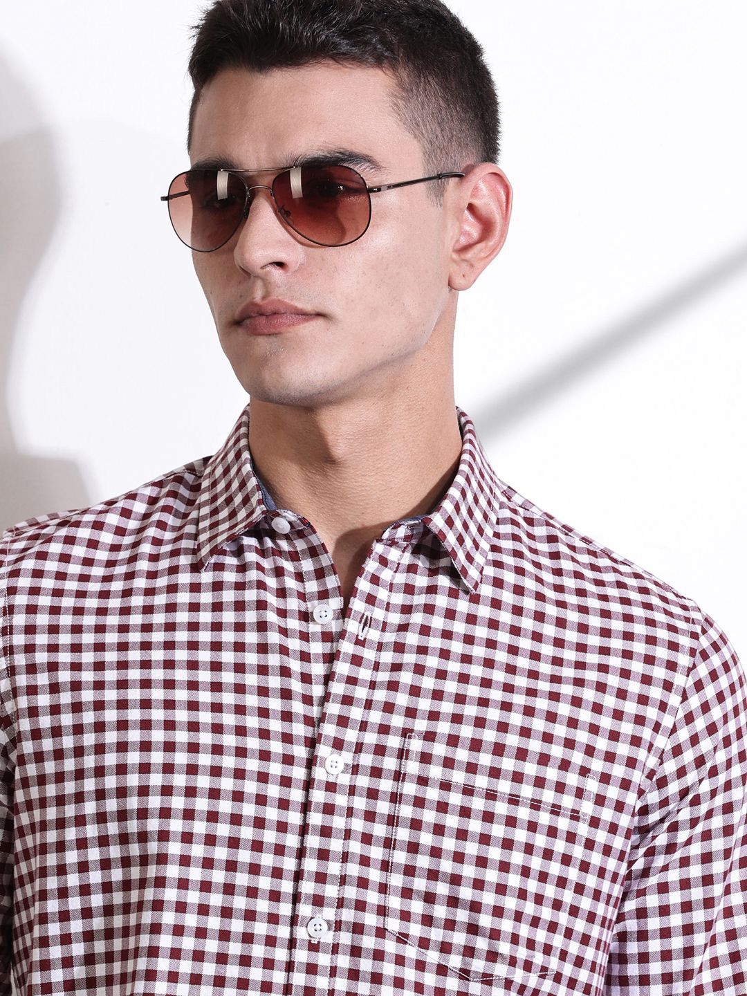 Thomas Scott Men Other Checks Casual Shirt