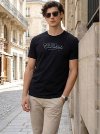 ADRO Men Typography Printed T-shirt