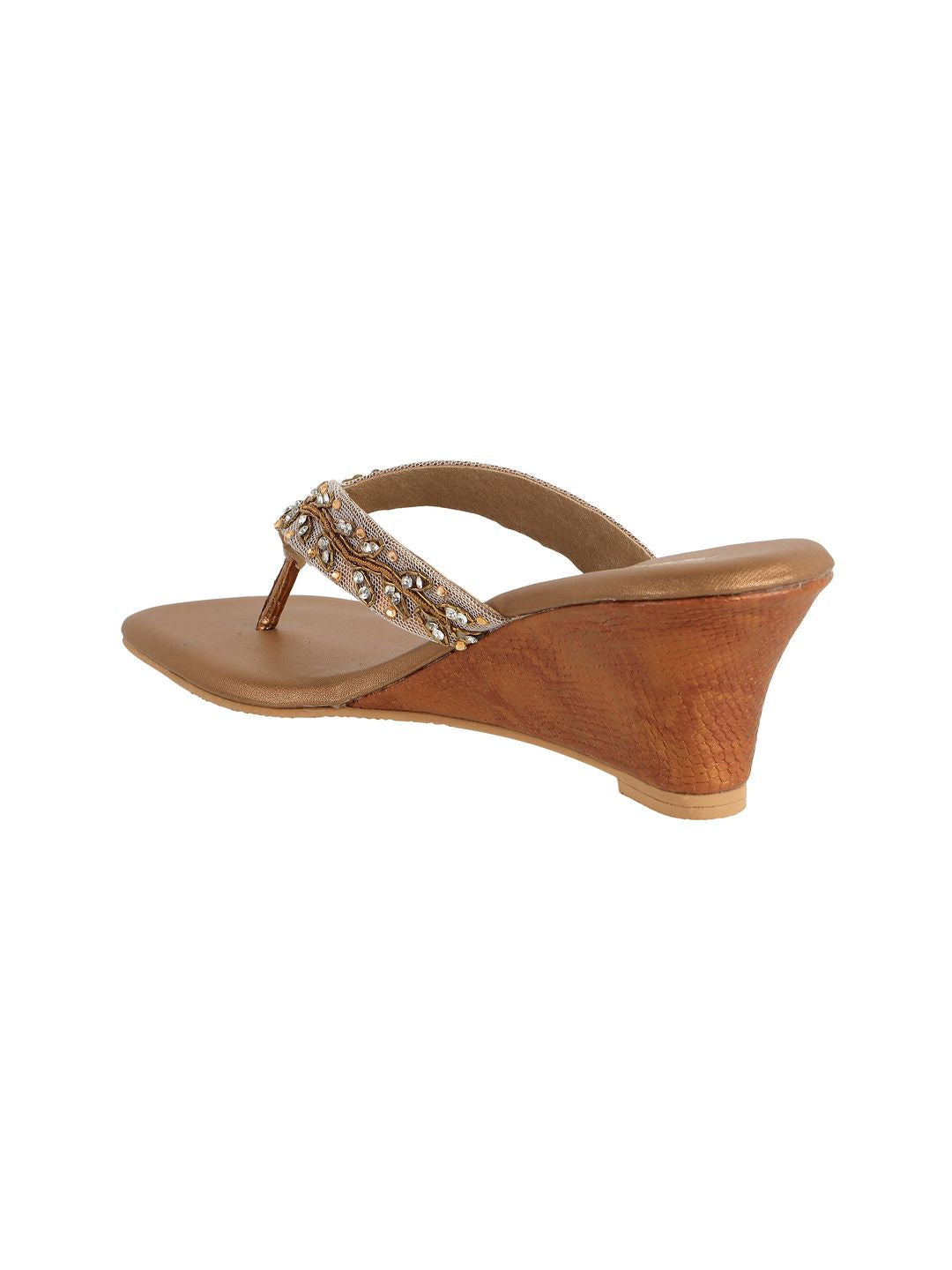 Mochi Embellished Wedge Sandals