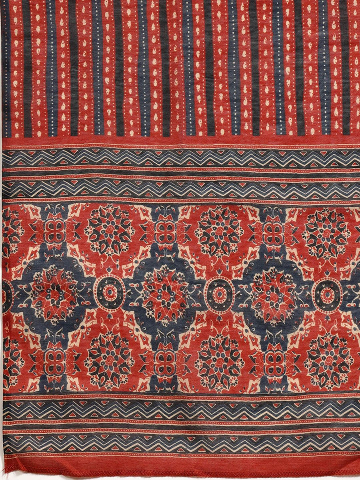 KALINI Ethnic Motifs Printed Anarkali Kurta With Trousers & Dupatta