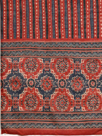 KALINI Ethnic Motifs Printed Anarkali Kurta With Trousers & Dupatta