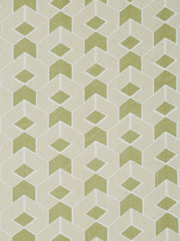 Myntra Elegant Homes Olive Green & White Geometric 300 TC King Bedsheet with 2 Pillow Covers