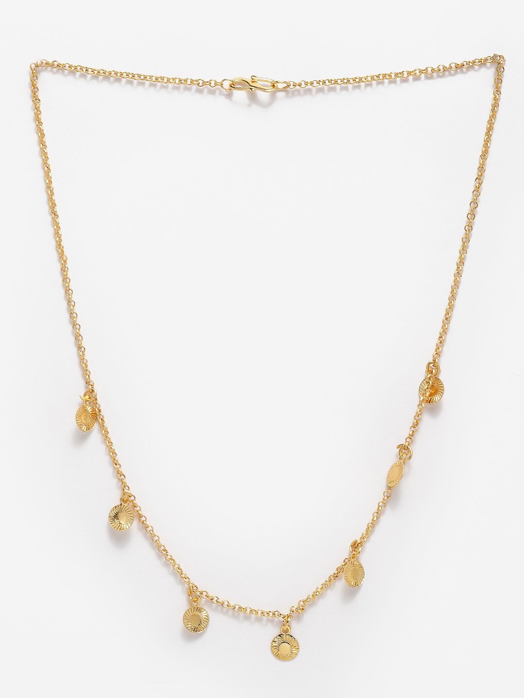 Anouk Set Of 3 Gold-Plated Charm Minimal Chain