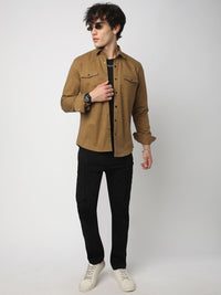 VASTRADO Men Classic Slim Fit Opaque Casual Shirt