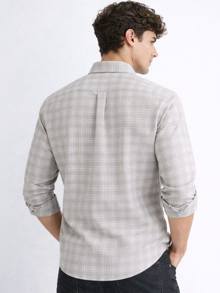 ADRO Men Standard Checked Casual Shirt