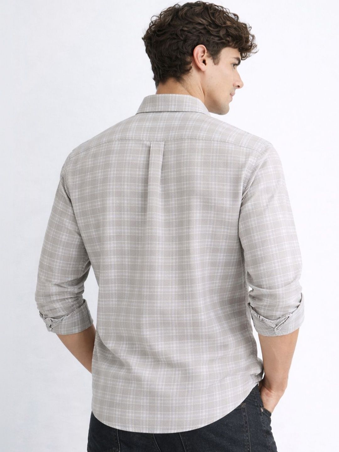 ADRO Men Standard Checked Casual Shirt
