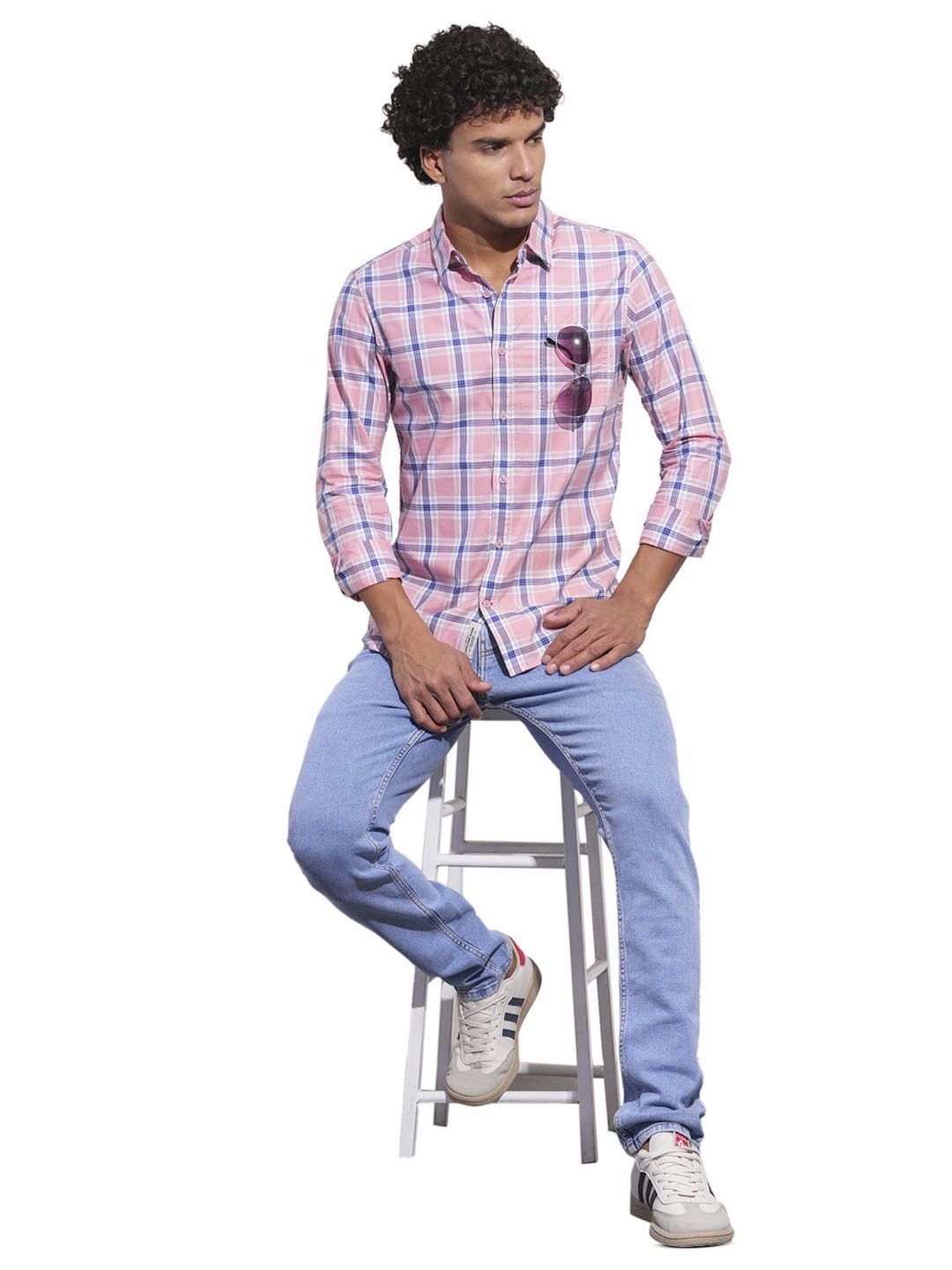 Being Human Men Classic Opaque Checked Casual Shirt