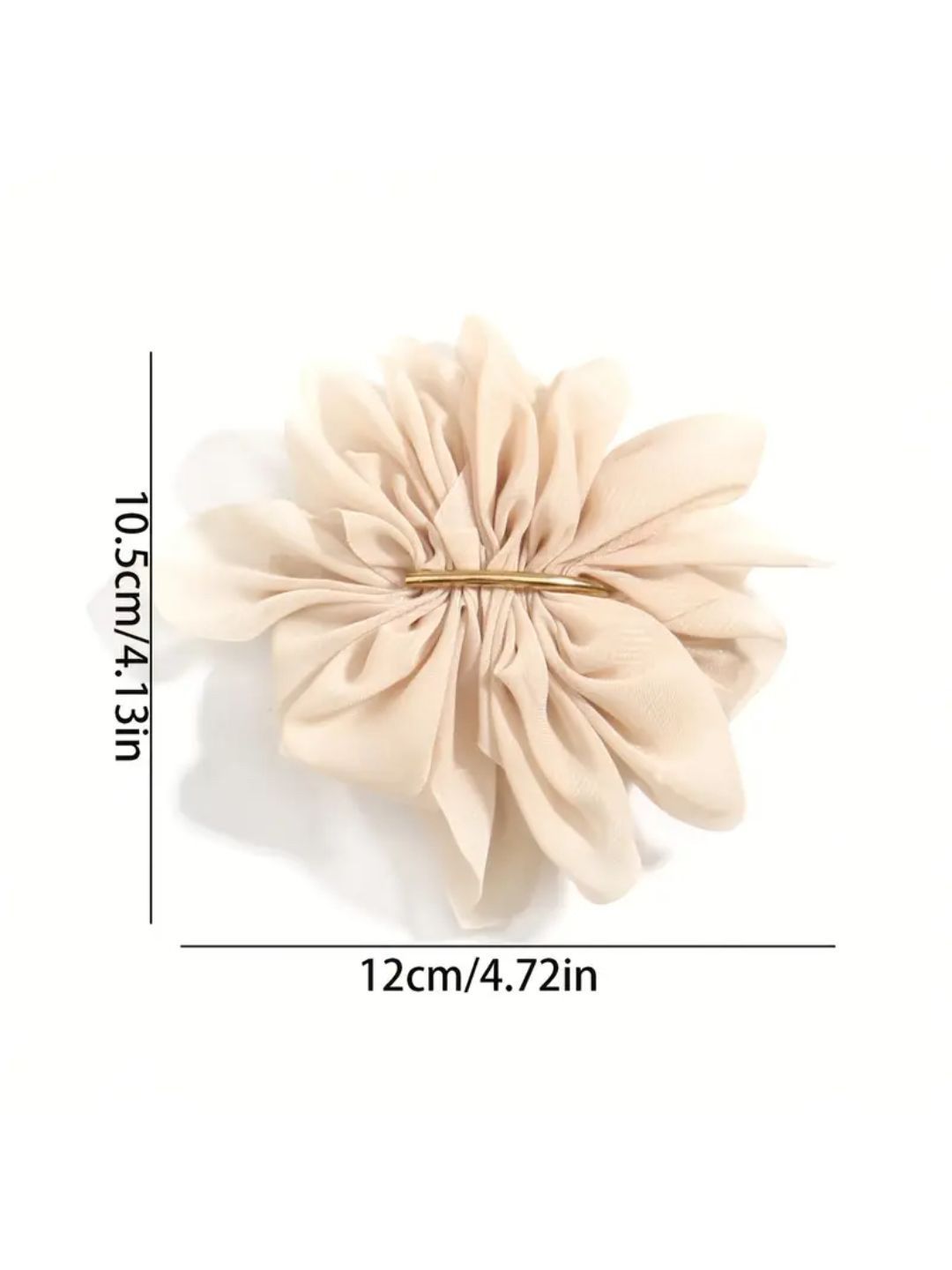 SALTY Women Ruffle Hair Pin for Hair Accessories
