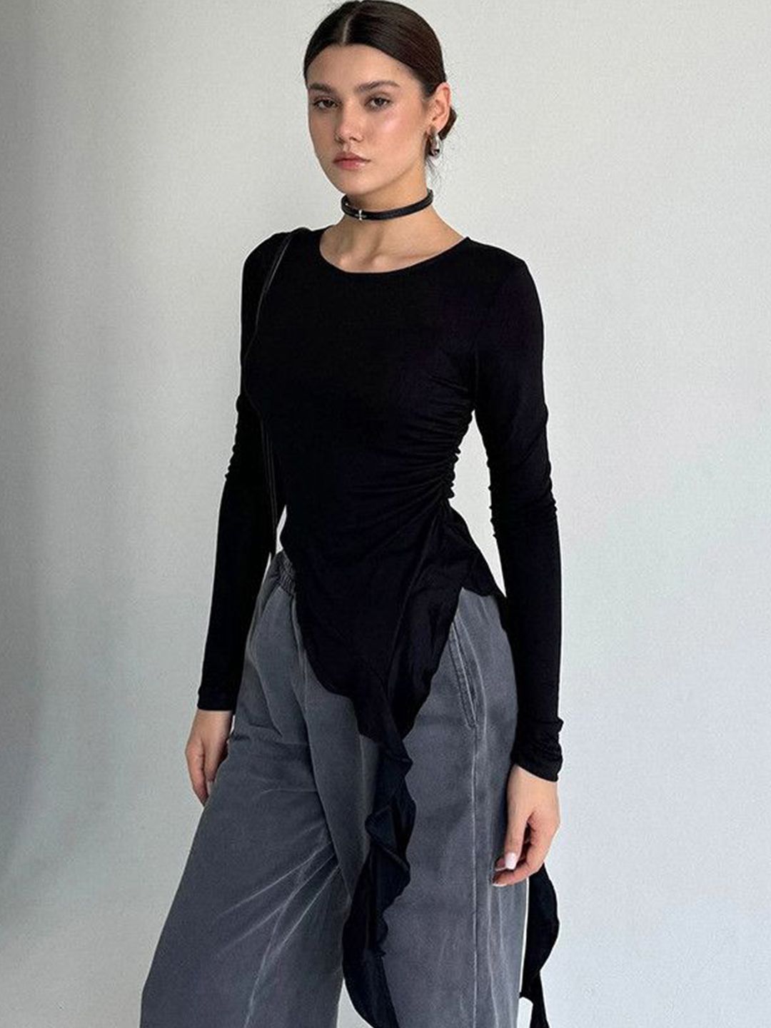 DressBerry Round Neck Regular Top