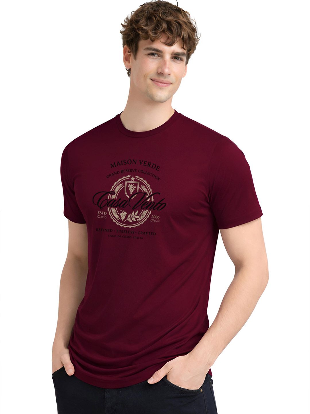 ADRO Men Printed T-shirt