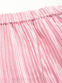 all about you Accordion Pleated A-Line Skirt