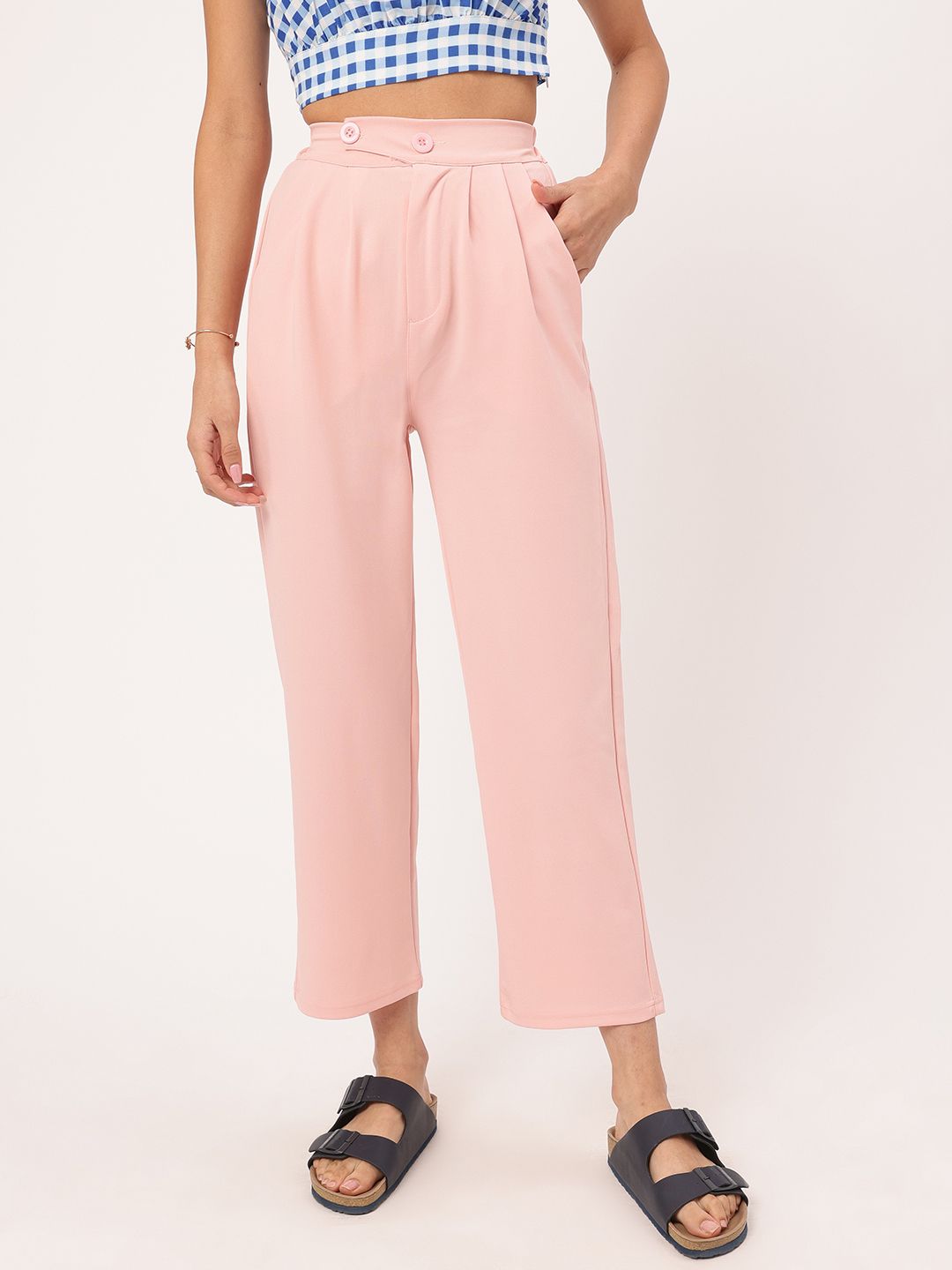 DressBerry Women Pleated Trousers