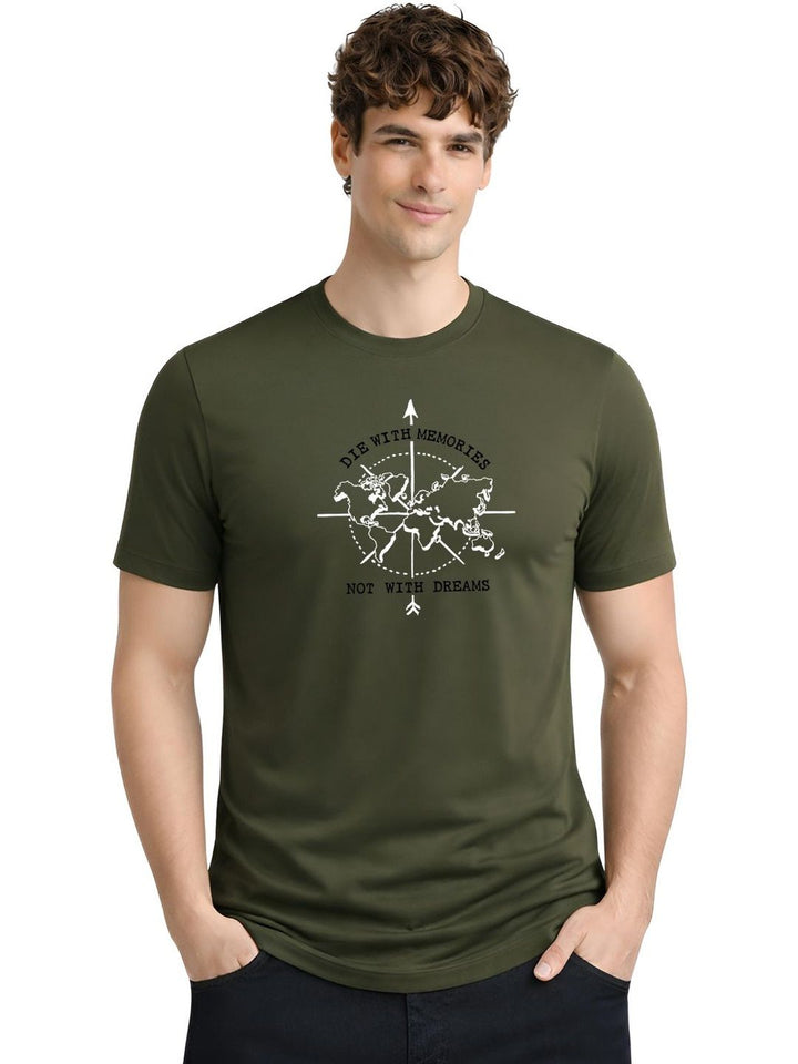 ADRO Men Typography Printed T-shirt