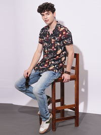 Being Human Men Classic Opaque Printed Casual Shirt