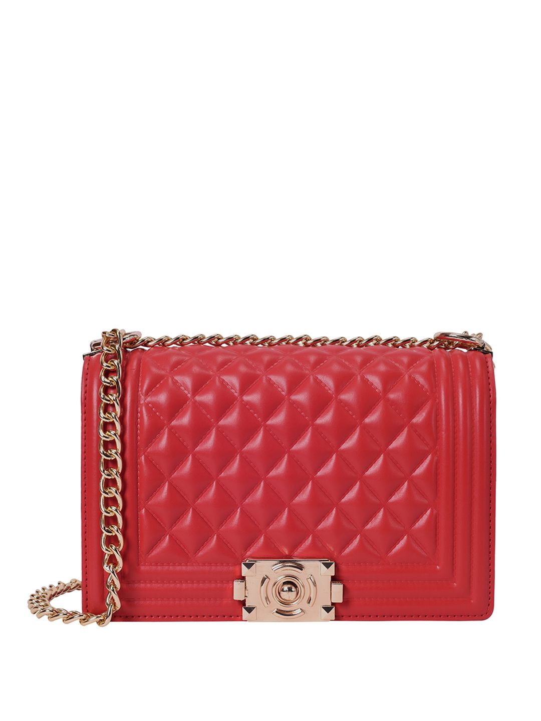 Lino Perros Quilted Structured Shoulder Bag