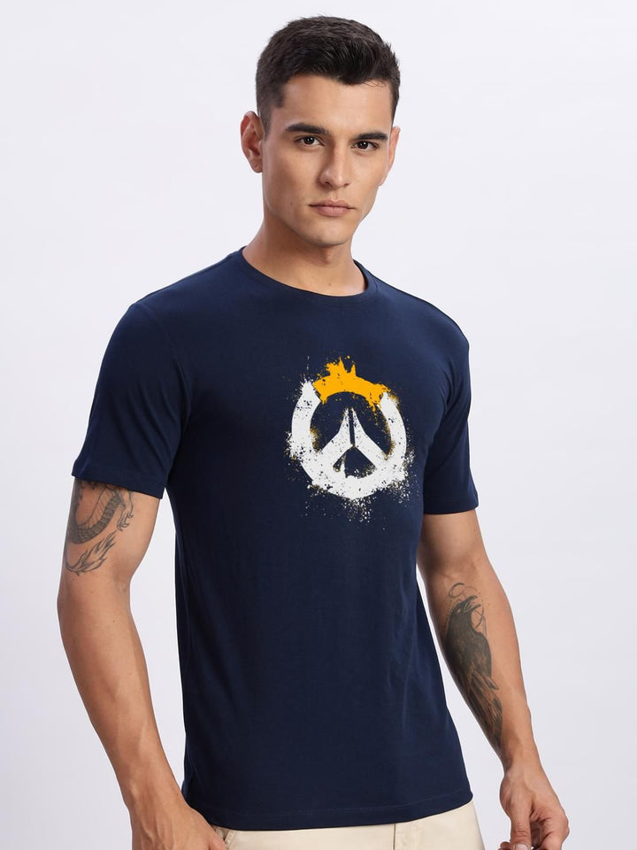 Tshirts ADRO Men Navy Blue