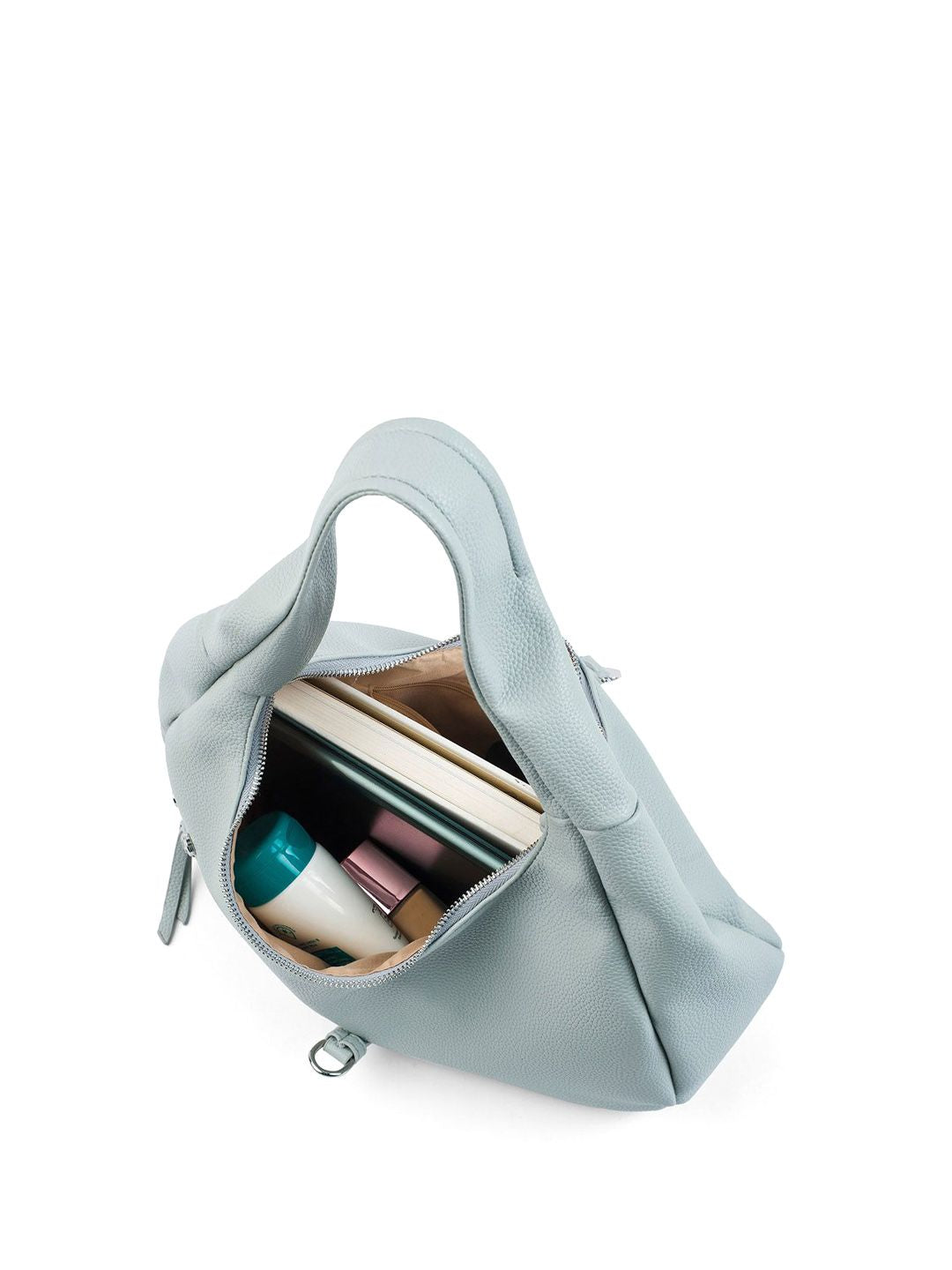 Lino Perros Women Textured Half Moon Handheld Bag