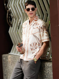 Eszett Men Floral Printed Casual Shirt