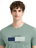 ADRO Typography Printed Round Neck Cotton Regular Fit T-shirt
