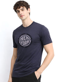 ADRO Men Typography Printed T-shirt