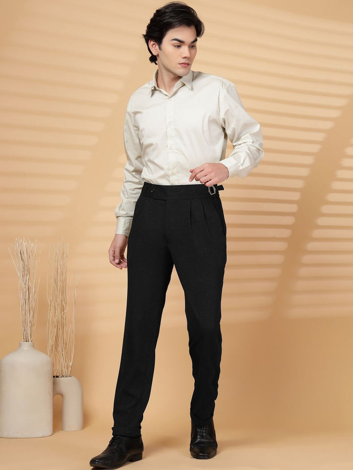 Seluar Formal Formal Lycra Lelaki KLOTTHE Hitam