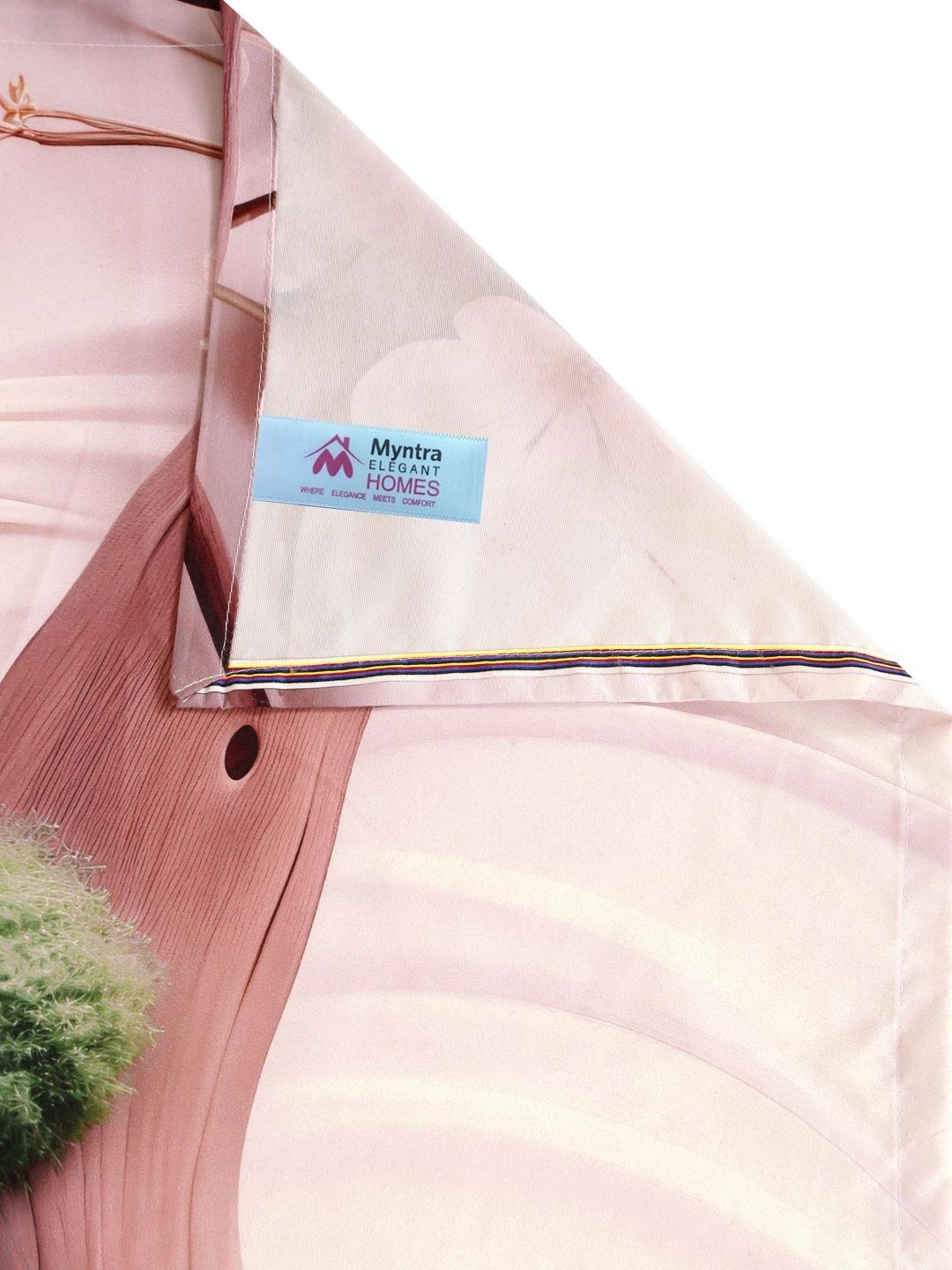 Myntra Elegant Homes Purple & Pink 400 TC King Cadar dengan 2 Sarung Bantal