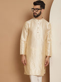 Kurta Kerja Benang Sulam Anouk Men Beige