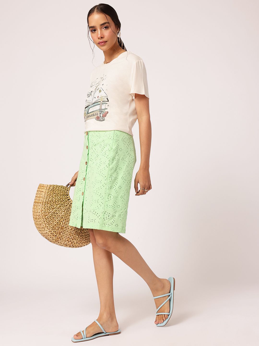 DressBerry Soft Girl Dreams Printed T-shirt