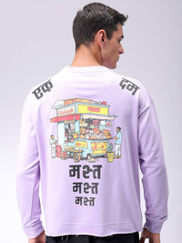 The Indian Garage Co Men Graphic Printed Cotton Sweatshirt